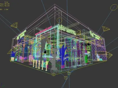 Exhibition - Area - 15X15-3DMAX2009-06 3D model