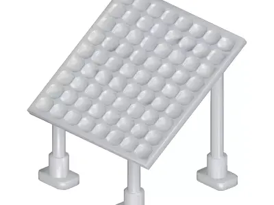 Games Solar Panel Toy Low-poly 3D model