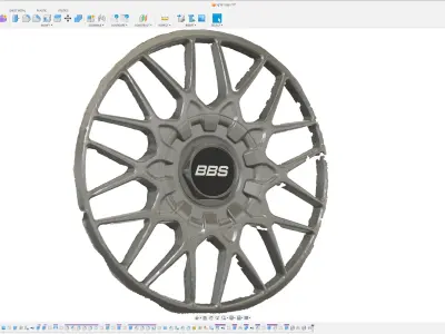BBS RG191 Waffle and Nut set 3D print model