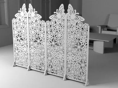 Room Divider 3D model