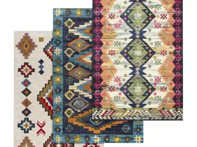 Rug Set 1628 3D model