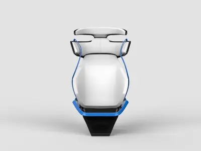 Sport Sublime - Sporty car seat concept design 3D model