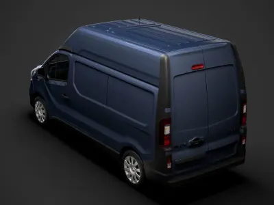 Renault Trafic Van L2H2 2020 3D model