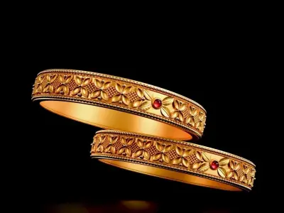 Bangle Jewellery 3D model