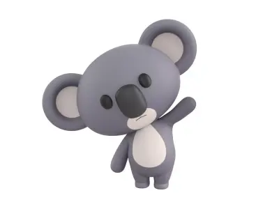 Character139 Rigged Koala 3D model