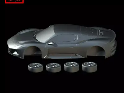 Maserati MC20 2023 3D print model