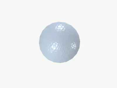 Golf Ball Low-poly 3D model