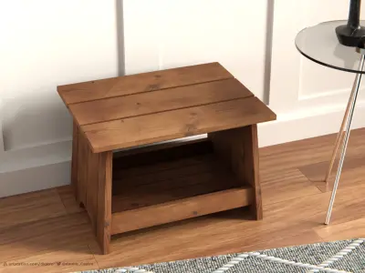 Seat Crates - 4k Textures 3D model