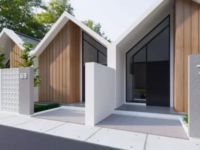 Village 3D model