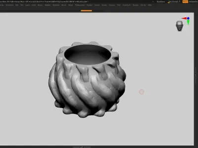 vase 3d print 323 3D print model