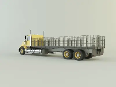 Western star 2018 4900SF truck 3D model