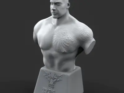 The Rock 3D Printable Free Free 3D print model