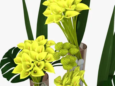 Callas with stones 3D model