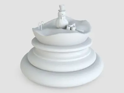 Glass Snow Globes 3D model