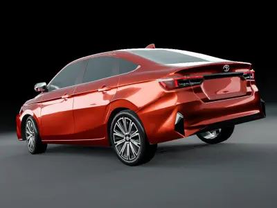 Toyota Vios AC100 2023 3D model