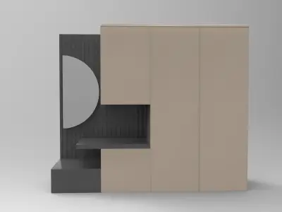 Pingu Cloakroom Low-poly 3D model