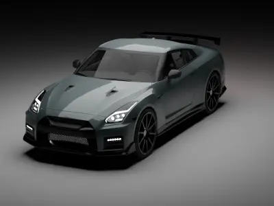 2021 Nissan GT-R r35 Nismo 3D model