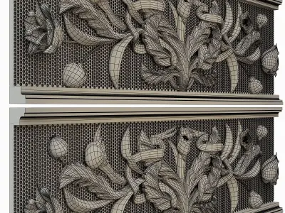 Decor for CNC 3D model