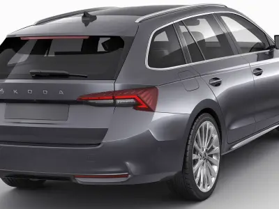 Skoda Octavia Combi 2025 3D model