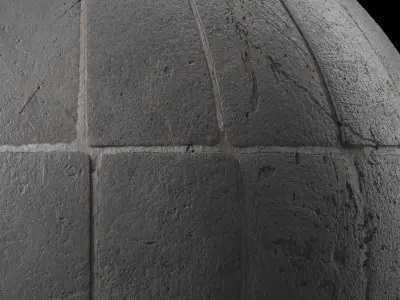 Pavement Materials 104- Concrete Paving - Sbsar Pbr 4k Seamless Texture
