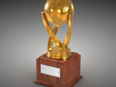 Soccer Cup Low-poly 3D model