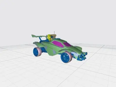 Blue Octane Rocket League  3D print model