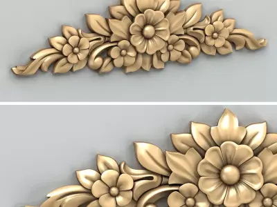 Horizontal decor 040 3D model
