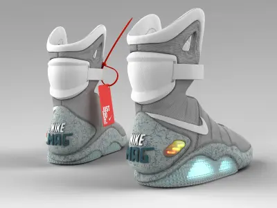 NIKE MAG Low-poly 3D model