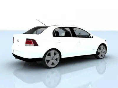 Volkswagen Voyage 2012 3D model