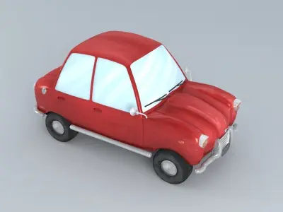 toon car 3D model