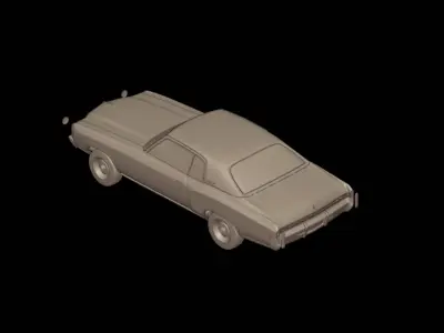 CHEVROLET MONTE CARLO 1972   3D print model