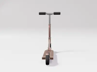 scooter game ready asset with texture 3D model