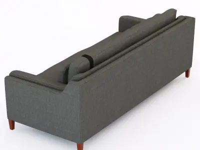 fabric modern sofa 3D model