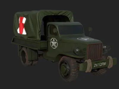 army truck 3D model