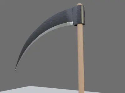 Scythe Tool - Ferramenta Foice Low-poly 3D model