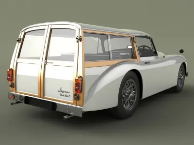 Jaguar XK150 Foxbat 3D model