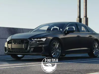 Audi A6 model 2019 3D model