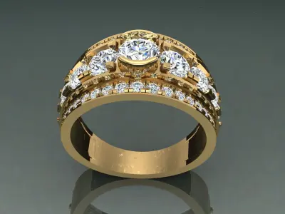 Ring Men D23 3D print model