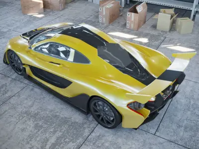 McLaren P1   3D model