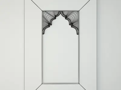 Carved Mirror 3D model buy