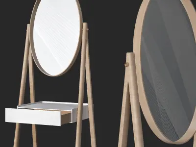 Toilet table 3d models collection 10 pieces