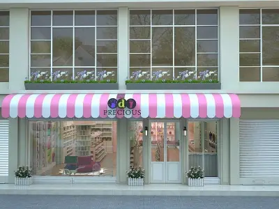 Interior Baby and Gift Store Design 3D model