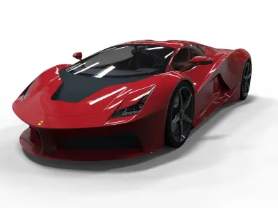 Ferrari supercar 3D model