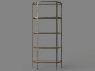 Clairemont Demilune Etagere 3D model