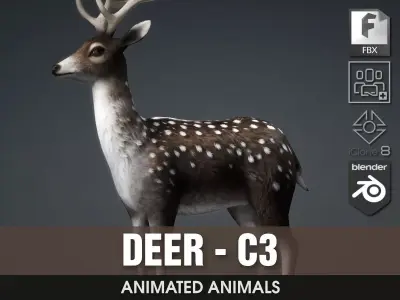 Deer-C3 3D model