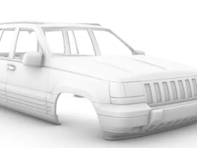 JEEP GRAND CHEROKEE ZJ 3D PRINT FILES 313MM 3D print model