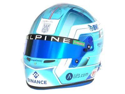 F1 Gasly Helmet 2024 3D model