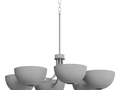  Reece Chandelier 3D model
