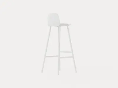 Nerd Barstool Low-poly 3D model