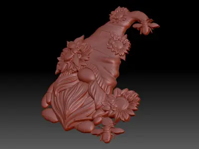 Gnome 3D print model